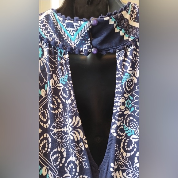 Three Pink Hearts Halter Top Sleeveless Dress Summer Women’s Short Dress Large - Picture 4 of 9